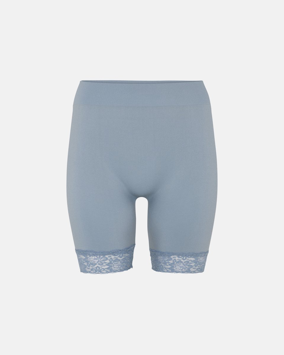 Decoy Indershorts m. blondekant | polyamid | lyseblå - XL