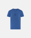 T-shirt med logo | Bambusviskose | Blå -JBS of Denmark Men