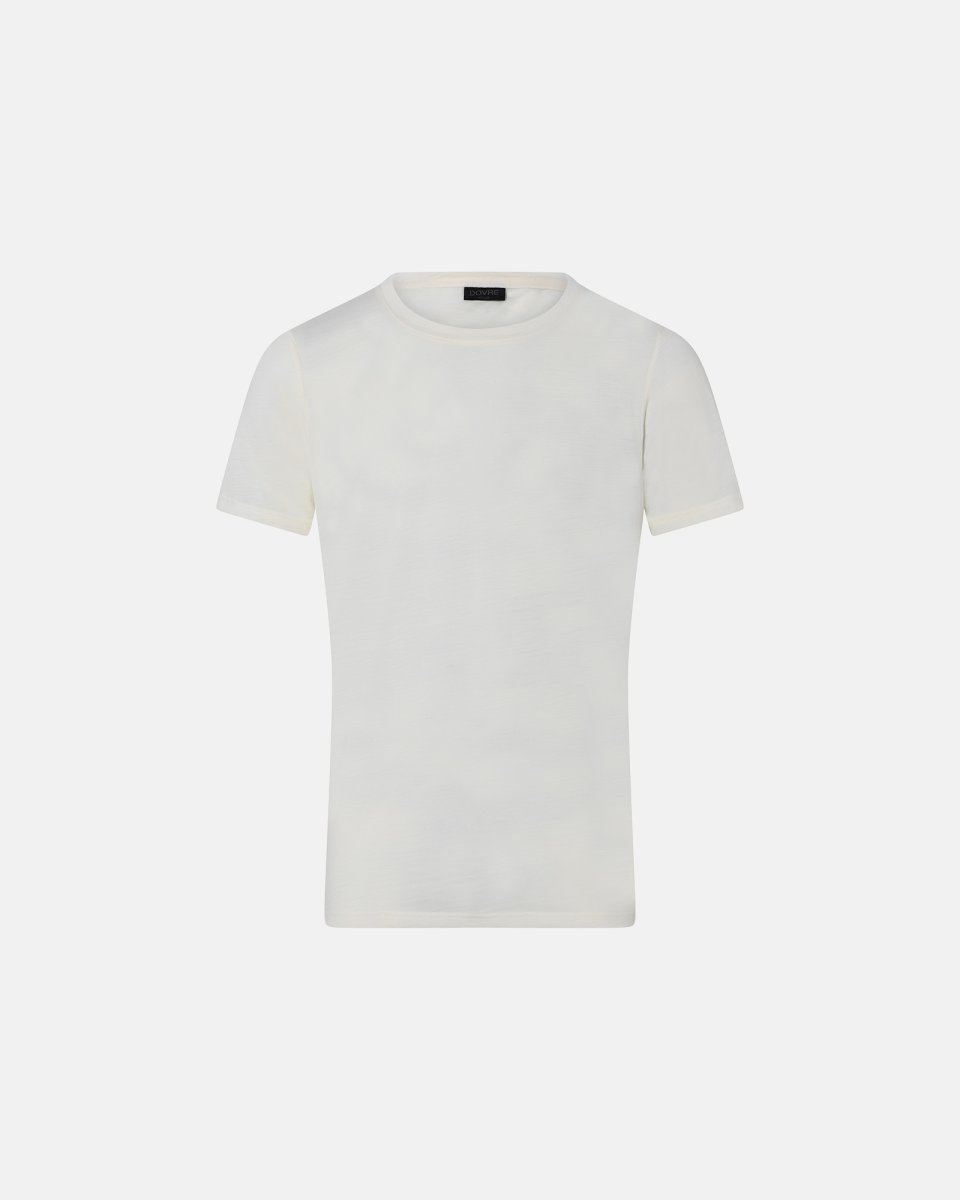 Dovre T-shirt | 100% økologisk uld | Beige - S