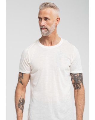 T-shirt | 100% økologisk uld | Beige -Dovre