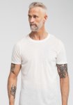 T-shirt, 100% økologisk uld, Beige