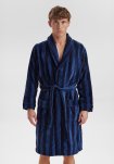 Badekåbe | 100% velour bomuld | Blå -JBS