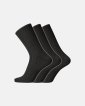 Strømper "no elastic" 3-pak | Uld | Sort - Dovre