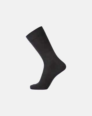 Strømper "no elastic" 3-pak, Bomuld, Sort