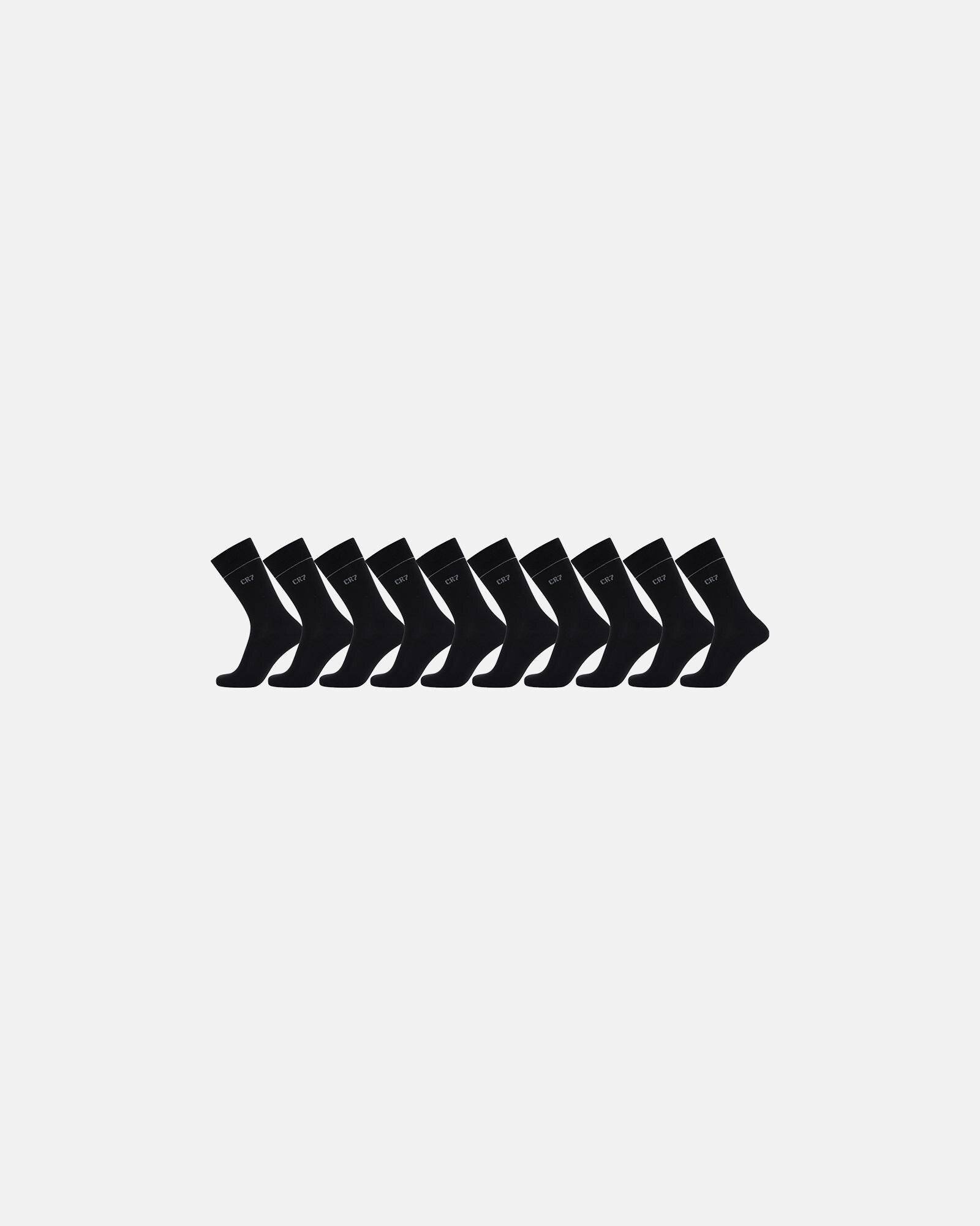10-pak strømper | bomuld | sort -CR7 10-pak strømper | bomuld | sort -CR7