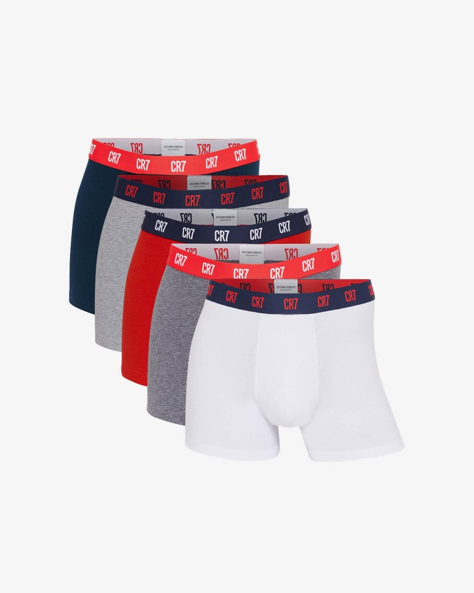 CR7 Trunk 5-pak | økologisk bomuld | multifarvet - L