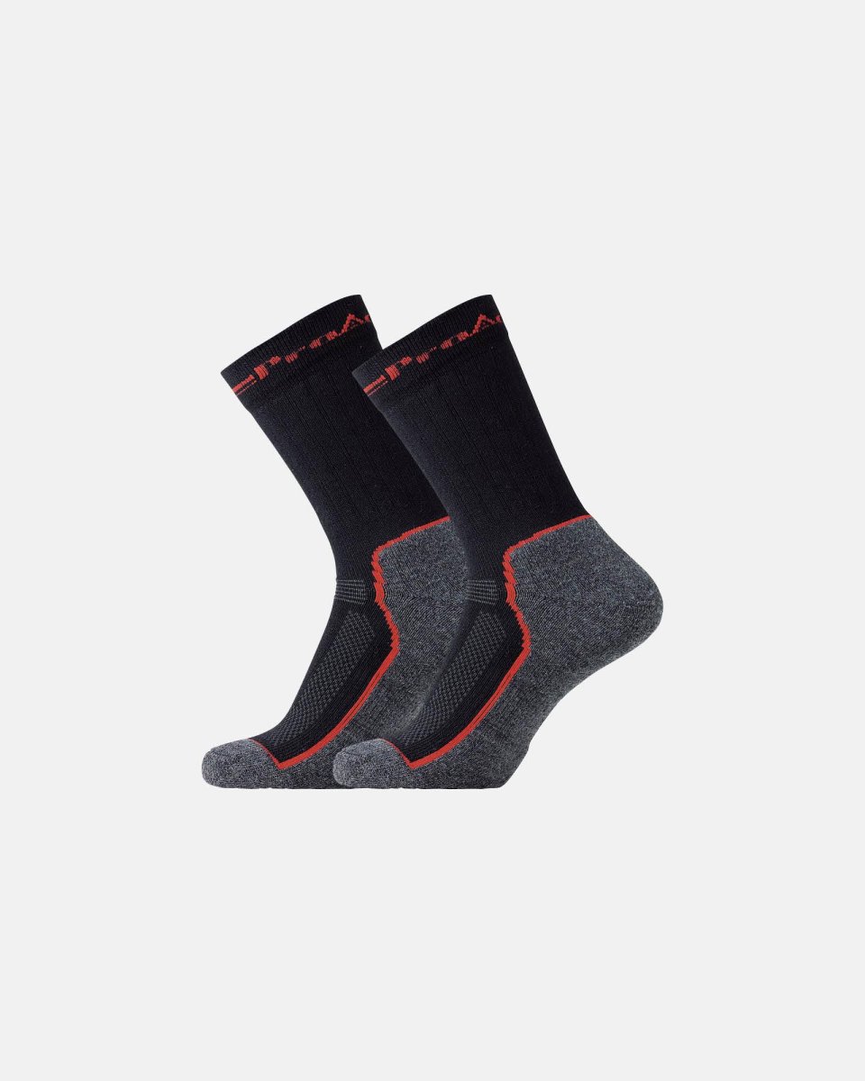 ProActive Strømper "coolmax wool" 2-pak | Uld | Sort - 40-43