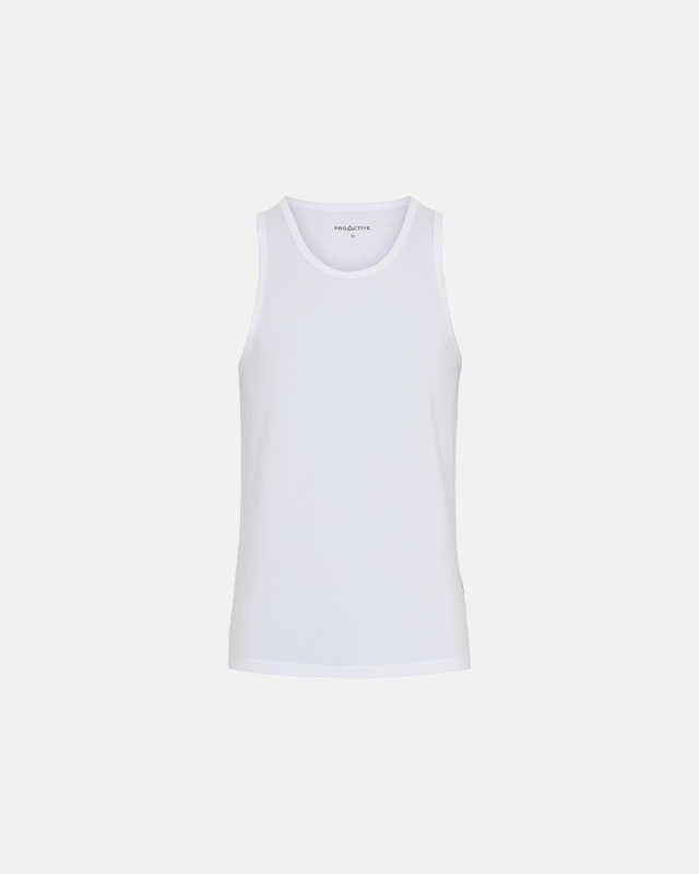 Tanktop (singlet) 2-pak | Bambusviskose | Hvid