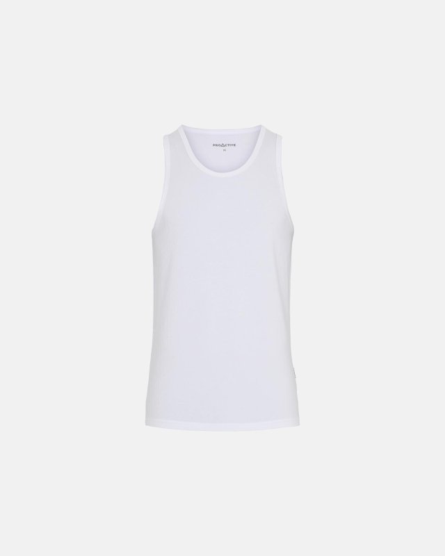 Tanktop (singlet) 2-pak | Bambusviskose | Hvid
