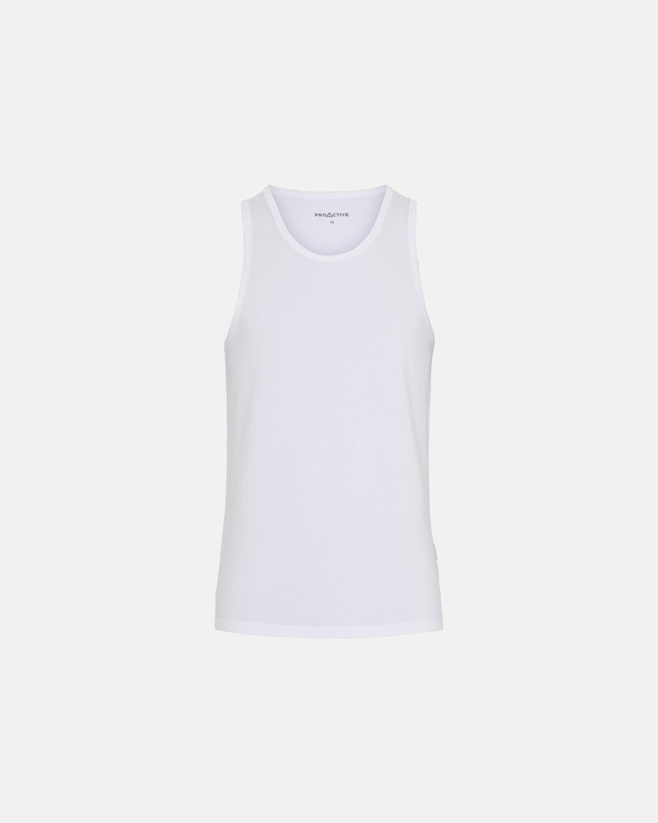 ProActive Tanktop (singlet) 2-pak | Bambusviskose | Hvid - M