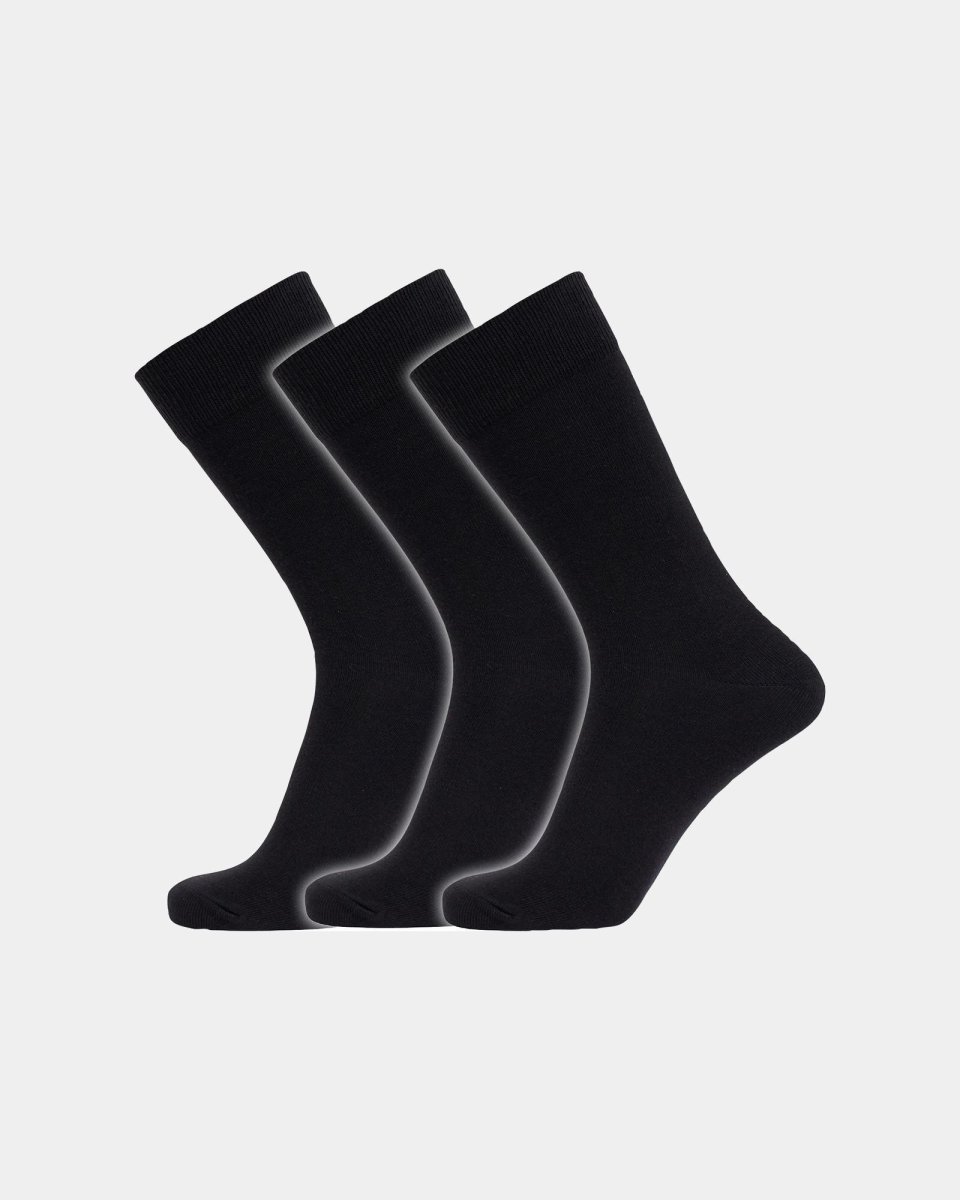 ProActive Strømper "active Wear" 3-pak | Bomuld | Sort - 40-46