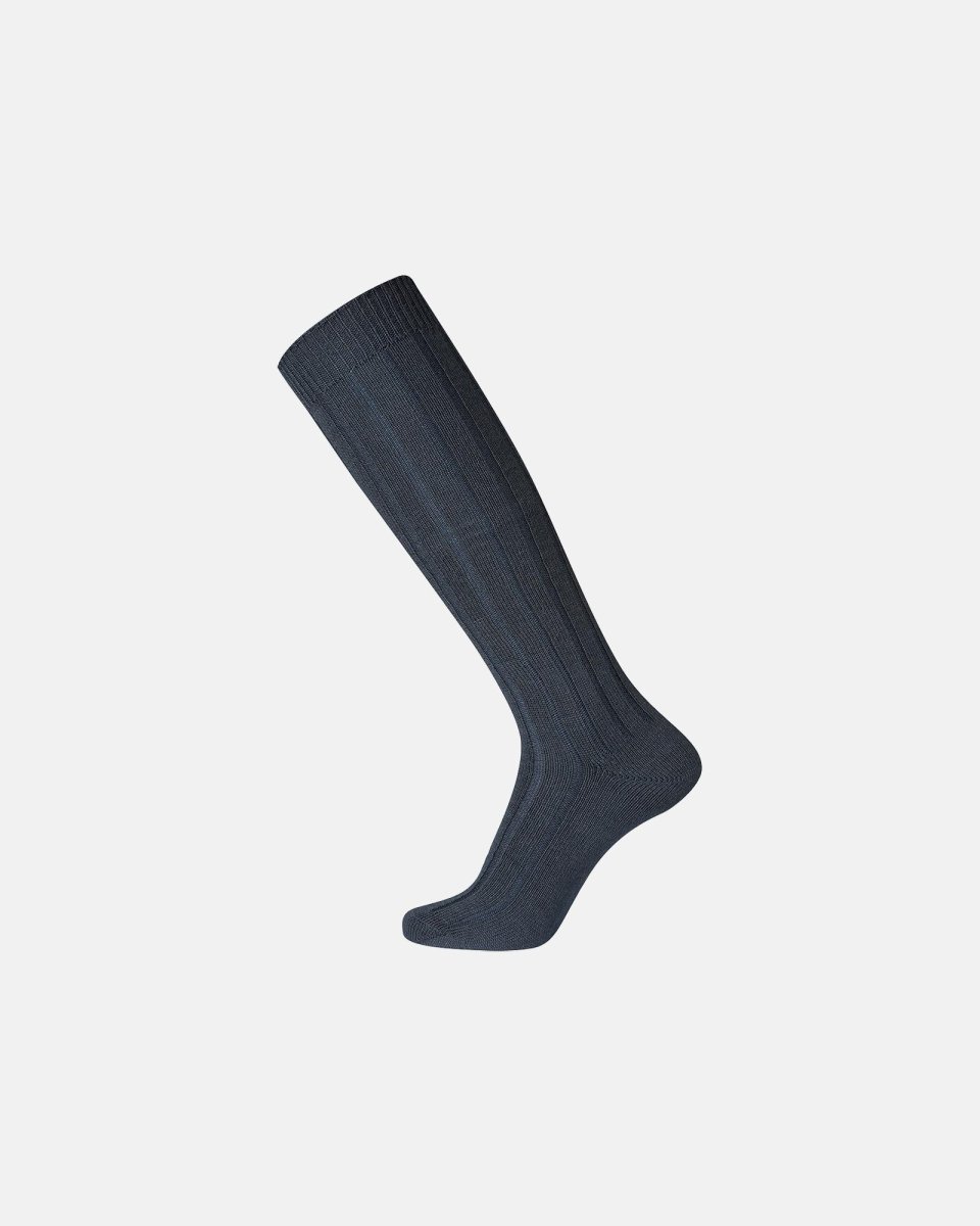 Egtved Knælange strømper | Uld | Navy - 45-48