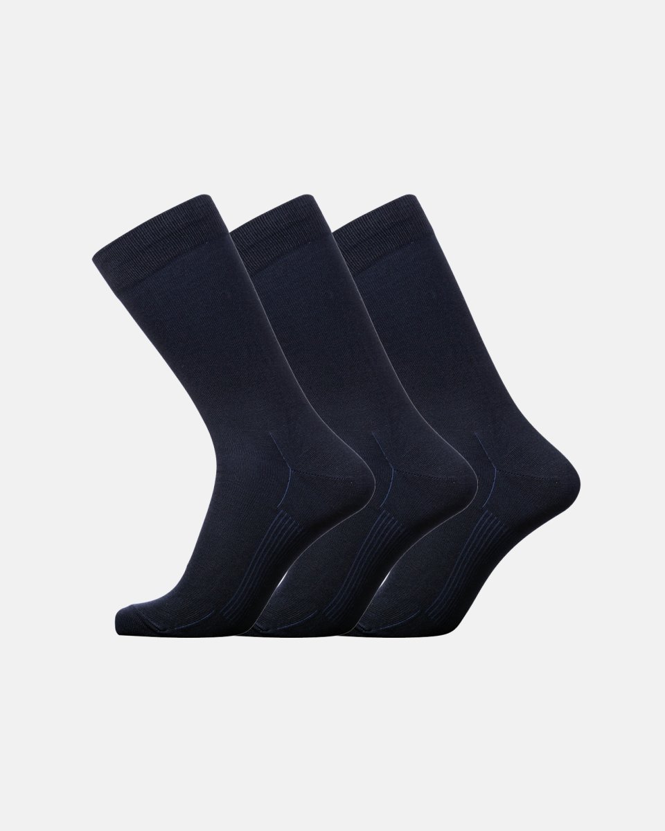 Egtved Strømper 3-pak | Bambusviskose | Navy - 45-48