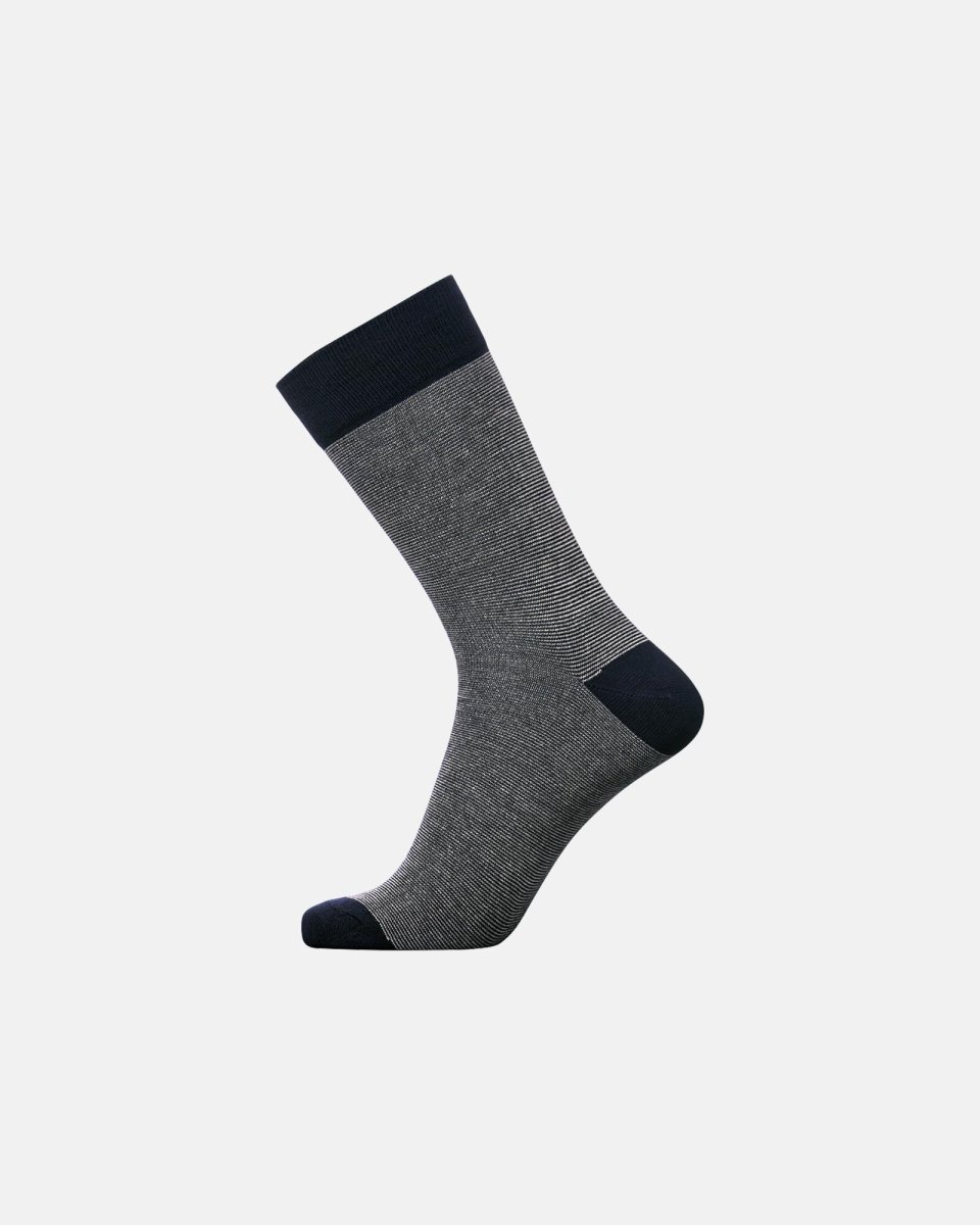 Egtved Strømper | Bambusviskose | Navy striber - 45-48