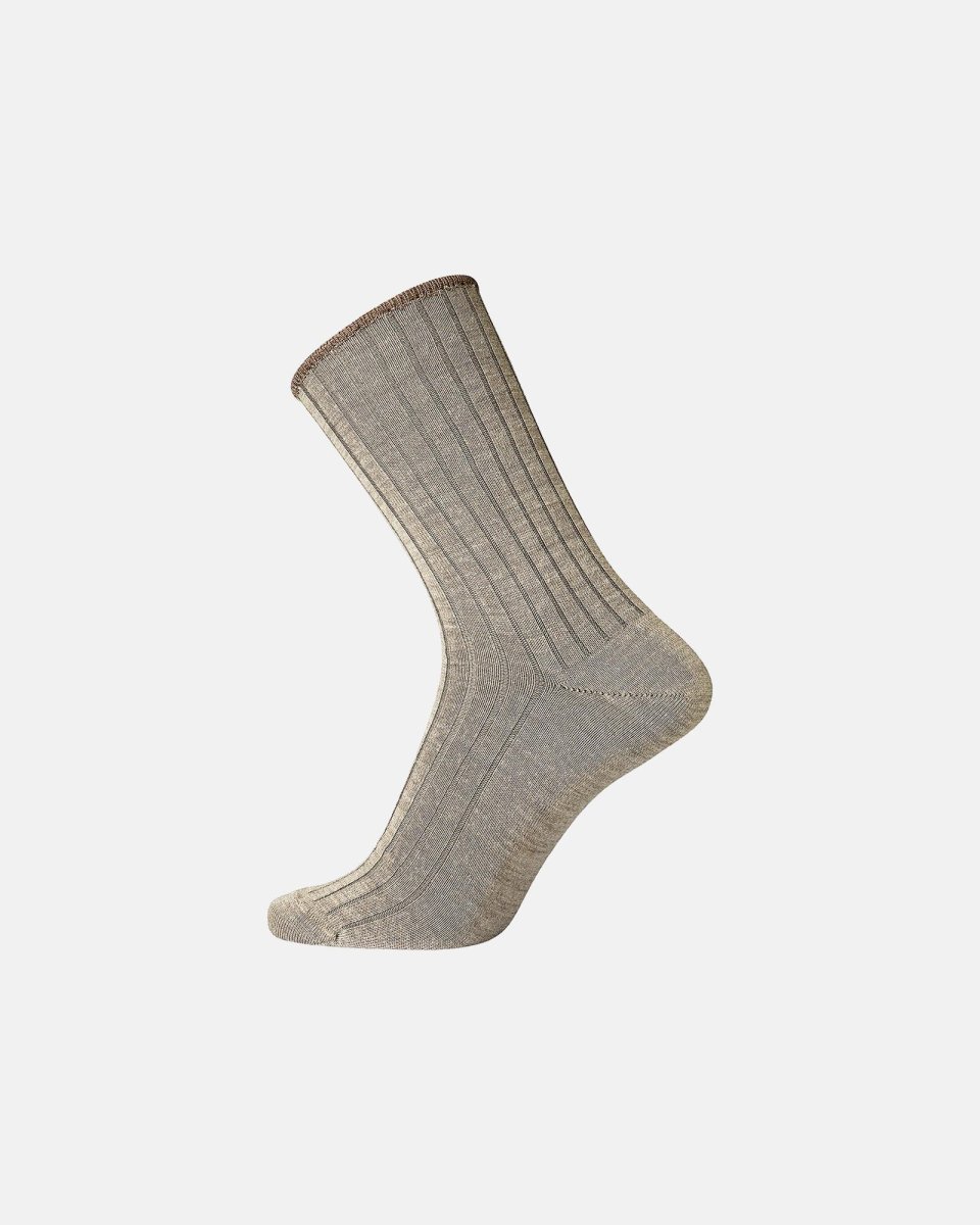 Egtved Strømper "no elastic" | Uld | Beige - 45-48