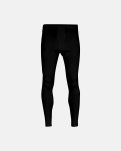Long johns m. gylp, 100% økologisk bomuld, Sort