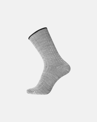 Strømper "no elastic", Uld, Lys grå