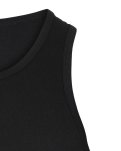 Tanktop 2-pak, Bambusviskose, Sort