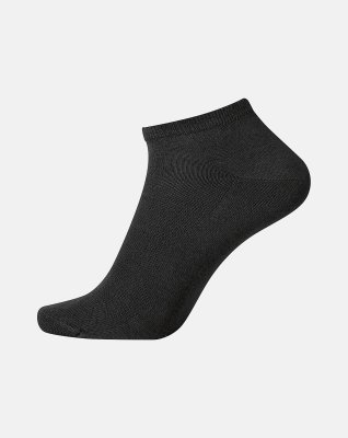 Footies 2-pak, Bomuld, Sort