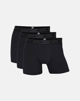 Tights 3-pak, GOTS bomuld, Sort