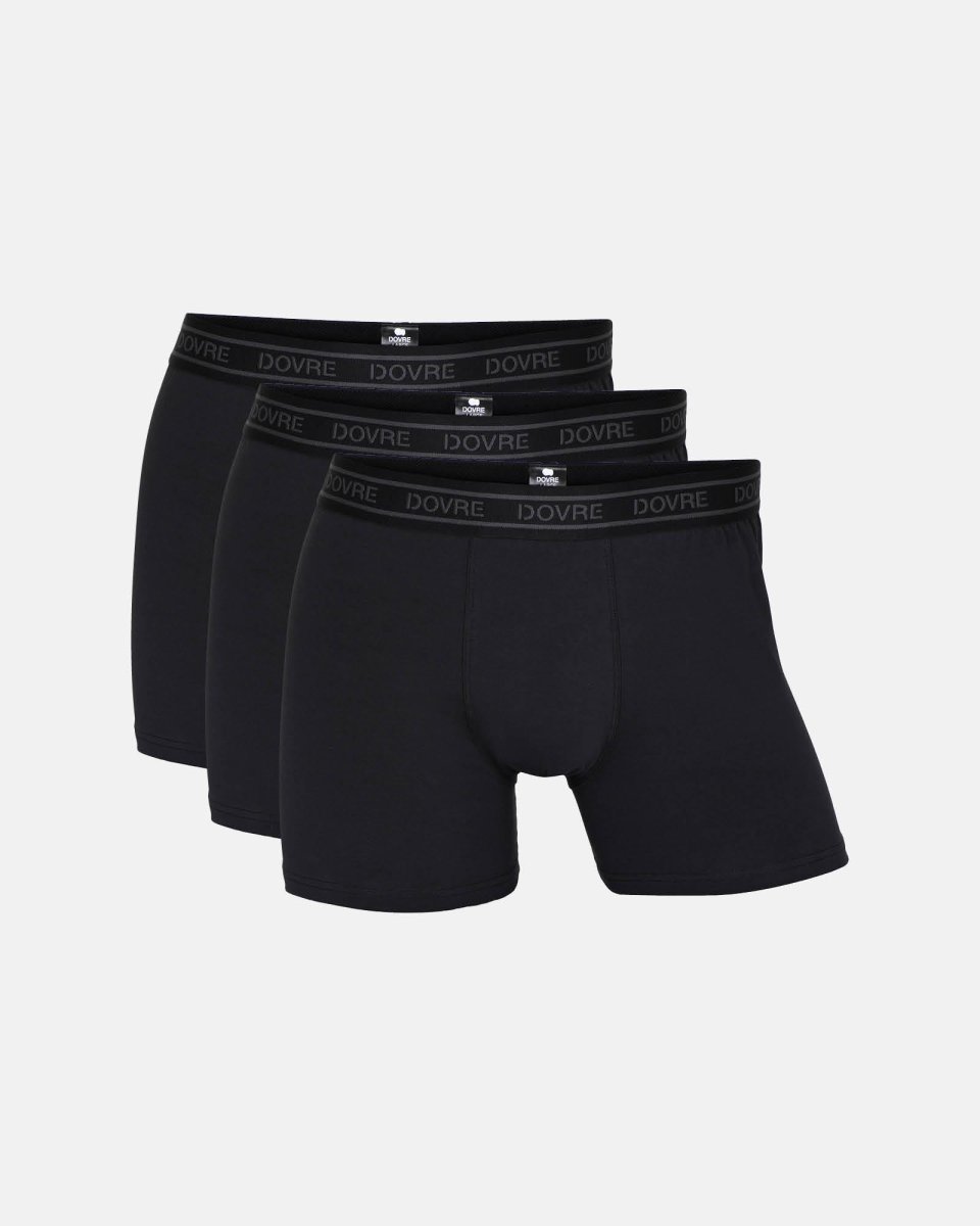 Dovre Tights 3-pak | GOTS bomuld | Sort - S