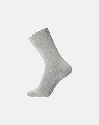 Strømper "ventilated sole", Bomuld, Lys grå