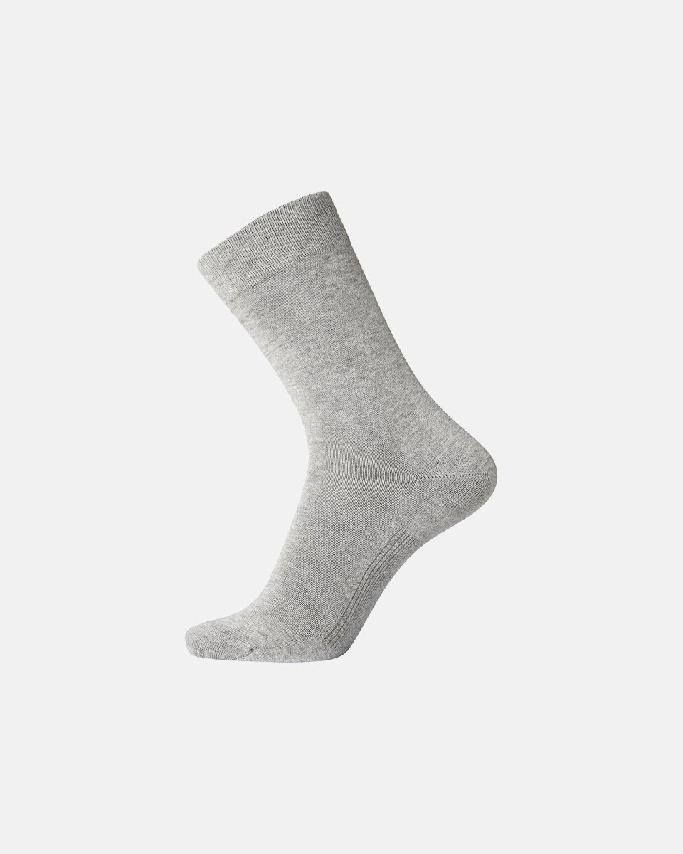 Egtved Strømper "ventilated sole" | Bomuld | Lys grå - 45-48
