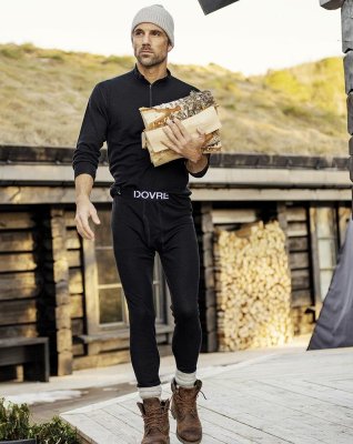Long johns, 100% merino uld, Grøn