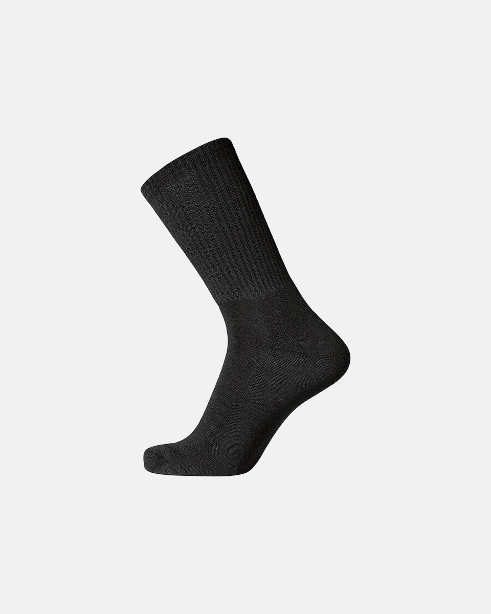 Egtved Strømper "terry" | Bomuld | Sort - 45-48