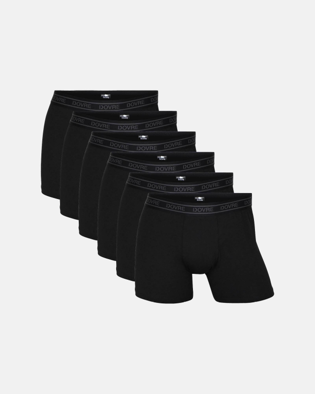Dovre 6pak bambus underbukser i sort til herre.