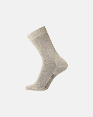 Strømper "ventilated sole", Bomuld, Lys beige