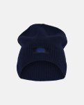 Beanie, 100% økologisk uld, Navy