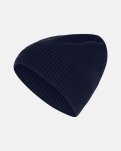 Beanie, 100% økologisk uld, Navy