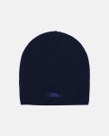 Beanie, 100% økologisk uld, Navy