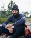 Beanie, 100% økologisk uld, Navy