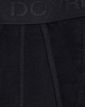 Tights m. gylp, 100% økologisk bomuld, Sort