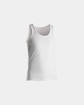 Undertrøje tanktop "jersey", Økologisk bomuld, Hvid