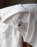 T-shirt "v-hals", 100% økologisk bomuld, Hvid