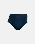 Briefs m. gylp, 100% økologisk bomuld, Navy
