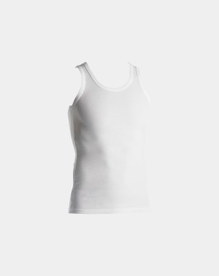 Tanktop, 100% økologisk bomuld, Hvid