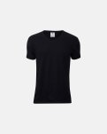 T-shirt "v-neck", 100% økologisk bomuld, Sort