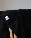 T-shirt "v-neck", 100% økologisk bomuld, Sort