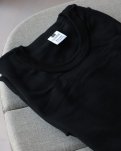 Langærmet t-shirt | 100% økologisk bomuld | Sort -Dovre