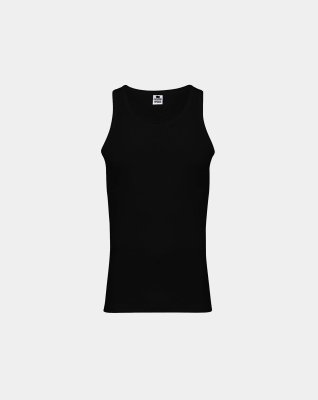 Tanktop, 100% økologisk bomuld, Sort