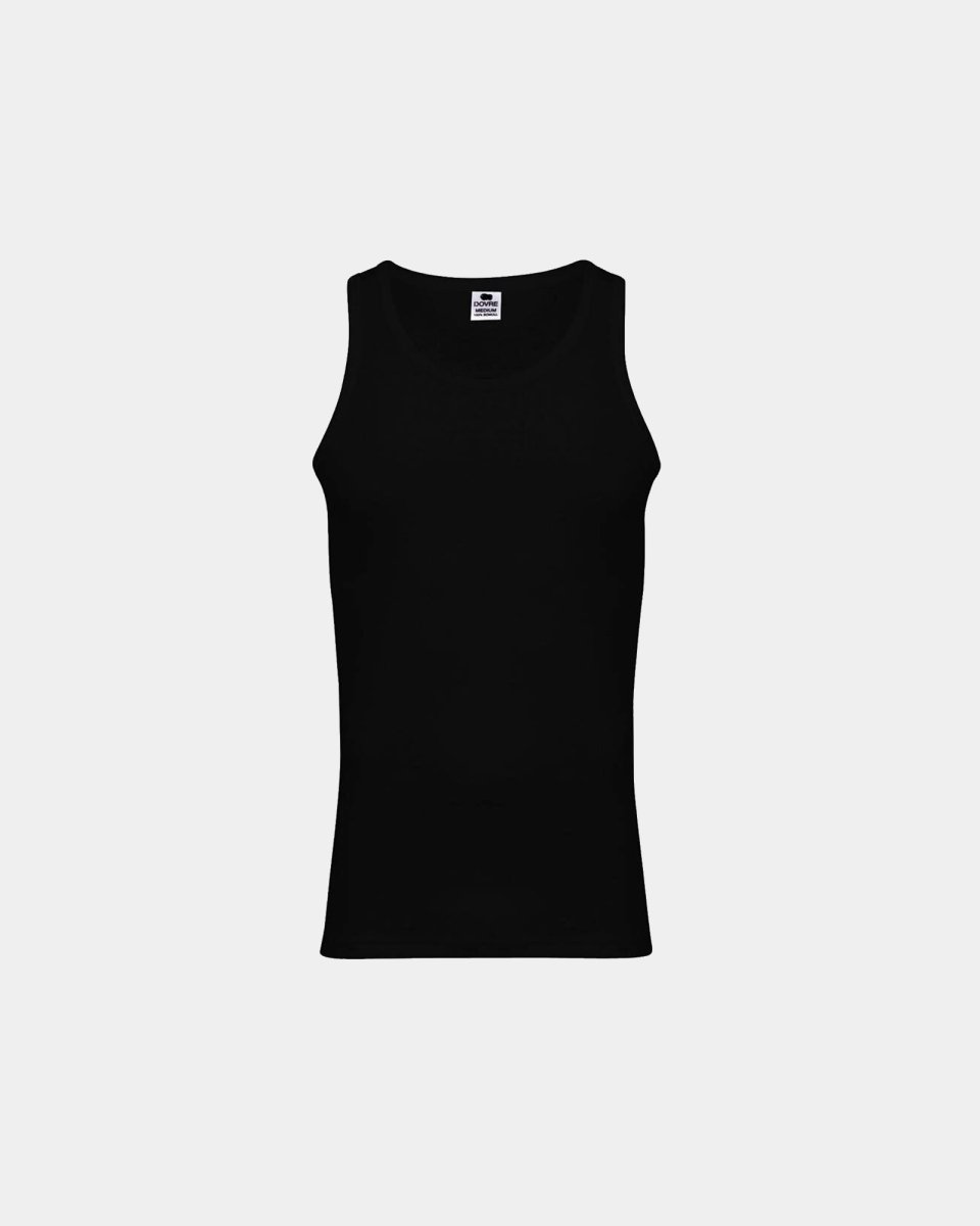 Dovre Tanktop | 100% økologisk bomuld | Sort - S