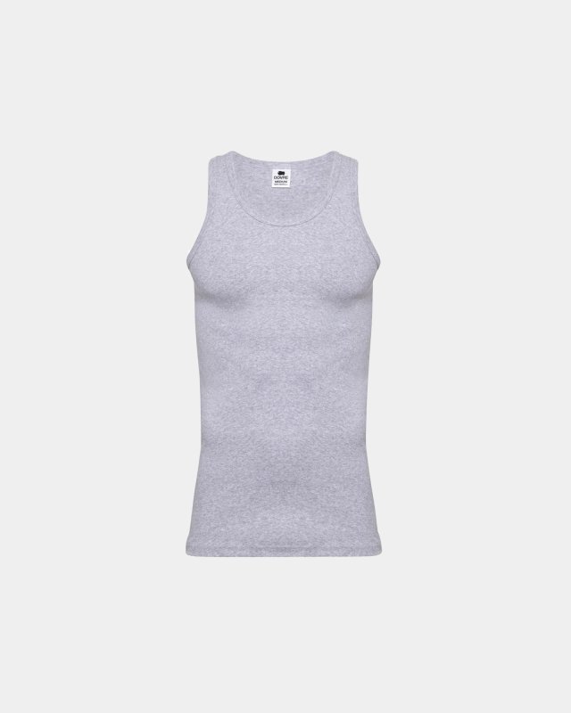 Tanktop | 100% økologisk bomuld | Lys grå