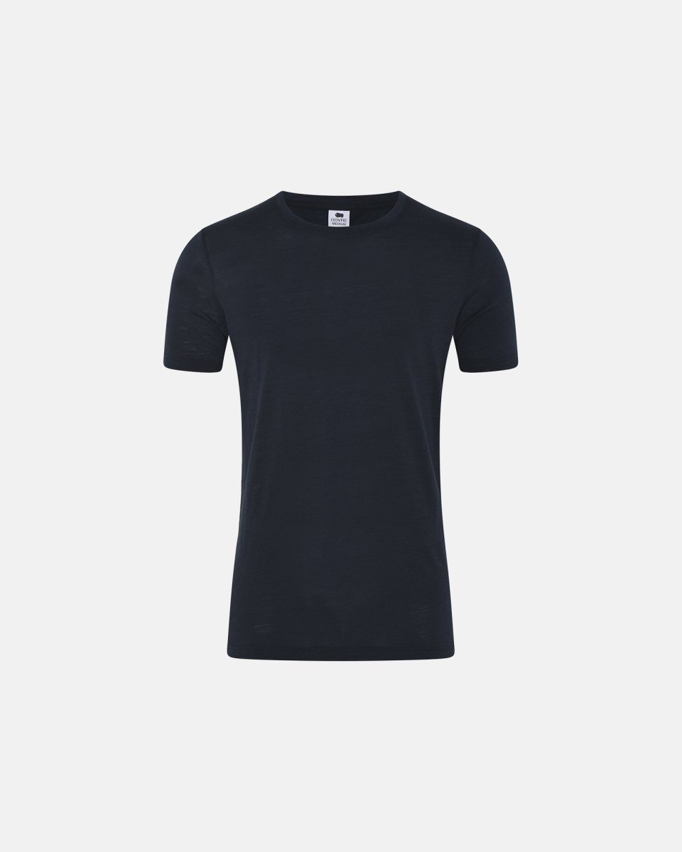 Dovre T-shirt | 100% økologisk uld | Sort - XL