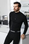 Long johns, 100% merino uld, Sort