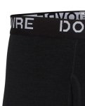 Long johns, 100% merino uld, Sort