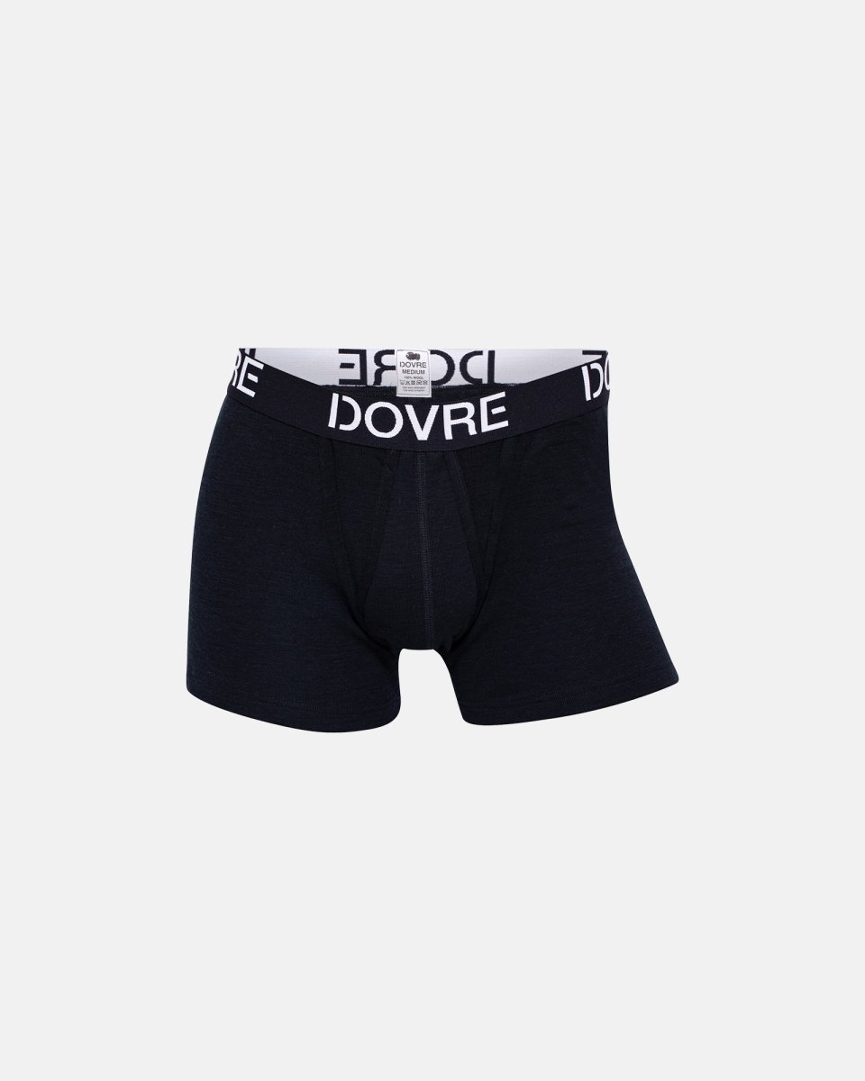 Dovre Tights m. gylp | 100% merino uld | Sort - S